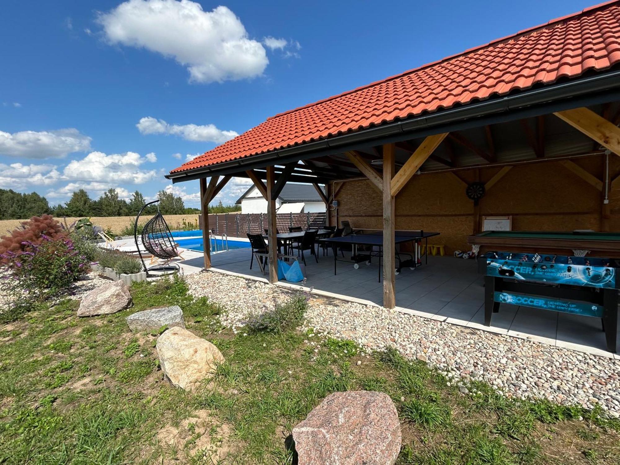 Koniec Swiata Dom 84M2 Z Balia Villa Mikołajki Buitenkant foto